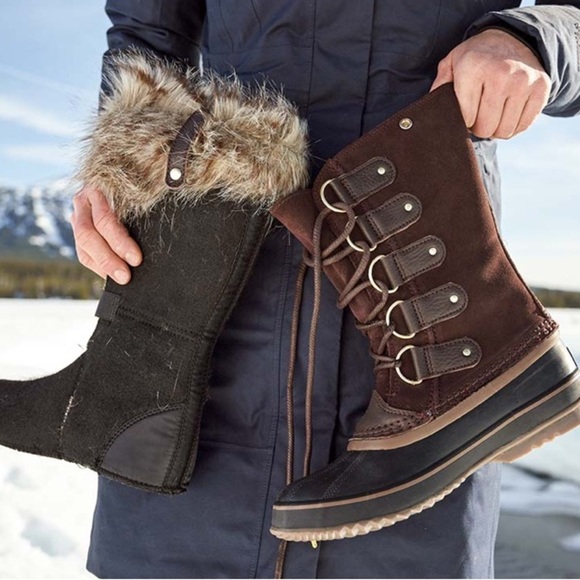 Sorel JOAN OF ARCTIC WOMEN'S Faux Fur WATERPROOF Snow BOOT size 6 - Picture 3 of 16